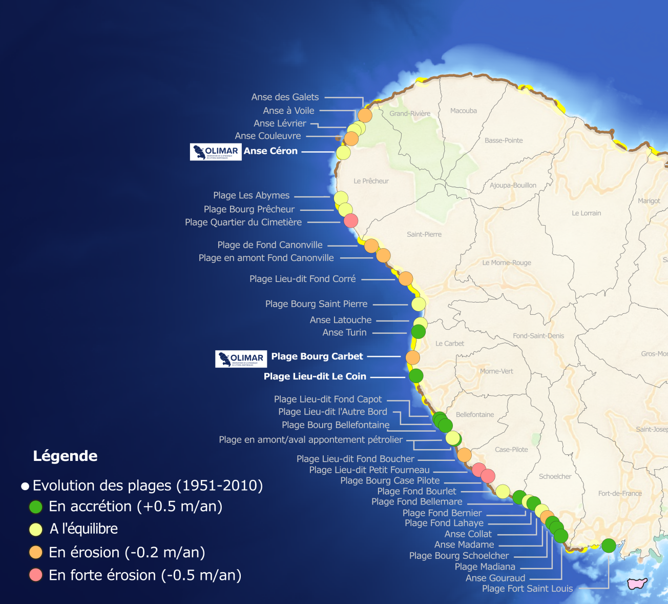 Partie Nord Caraibe
© BRGM
 Le Nord Caraïbe