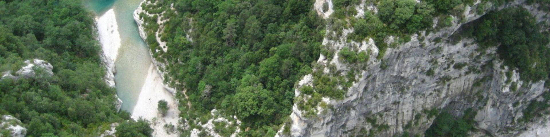 Vue des gorges du Verdon (France, 2012).
© BRGM - Loic Grabenstaetter
Gorges du Verdon