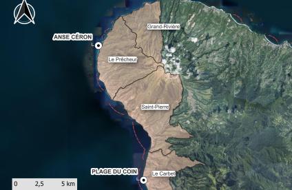 Sites suivis de la façade Nord-Atlantique© BRGM Façade Nord-Atlantique