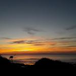 Couché de soleil sur les Pêcheries (Tharon-Plage, novembre 2018).
© BRGM - Nadine Pailler
Tharon-Plage