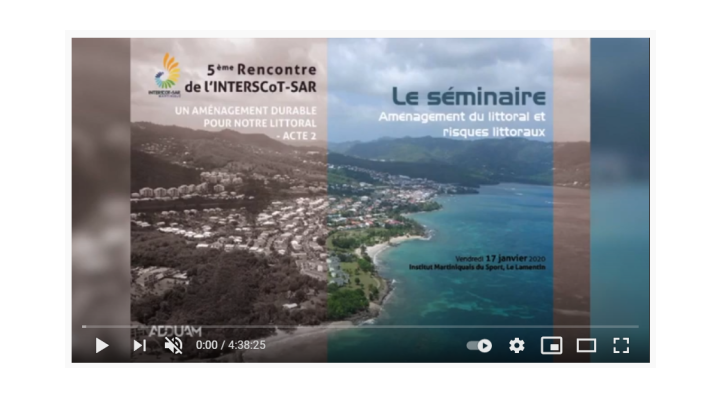 Séminaire InterSCoT-SAR « Aménagement du littoral et risques littoraux »