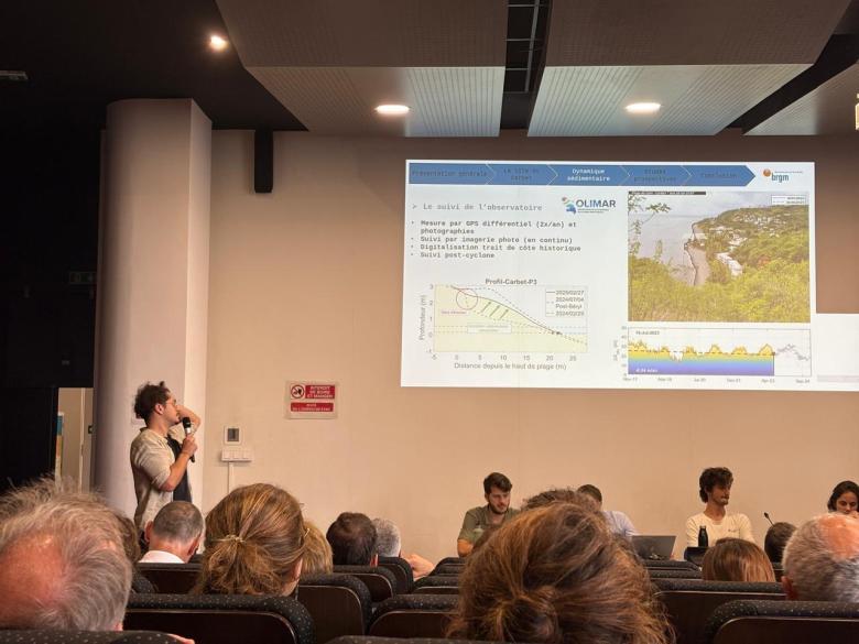 Présentation du littoral de la commune du Carbet lors des journées scientifiques