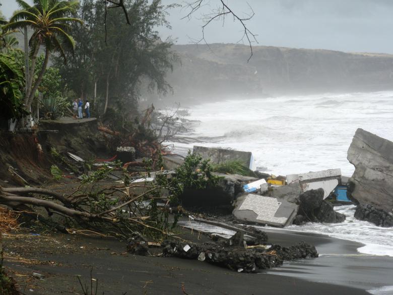 Conséquences suite au cyclone Gamède aux Antilles